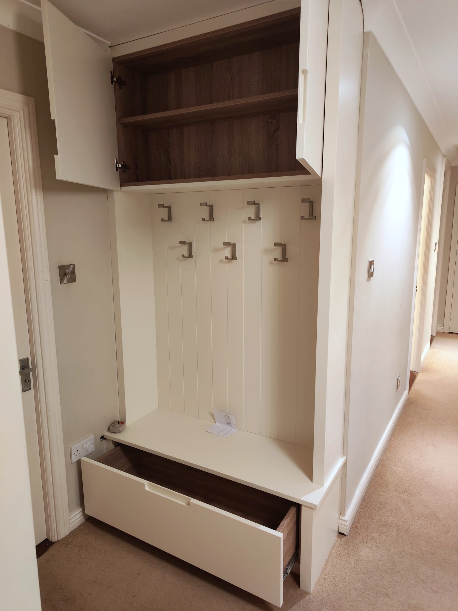 Modern Hallway Storage Solution Bespoke Hallway Furniture Custom